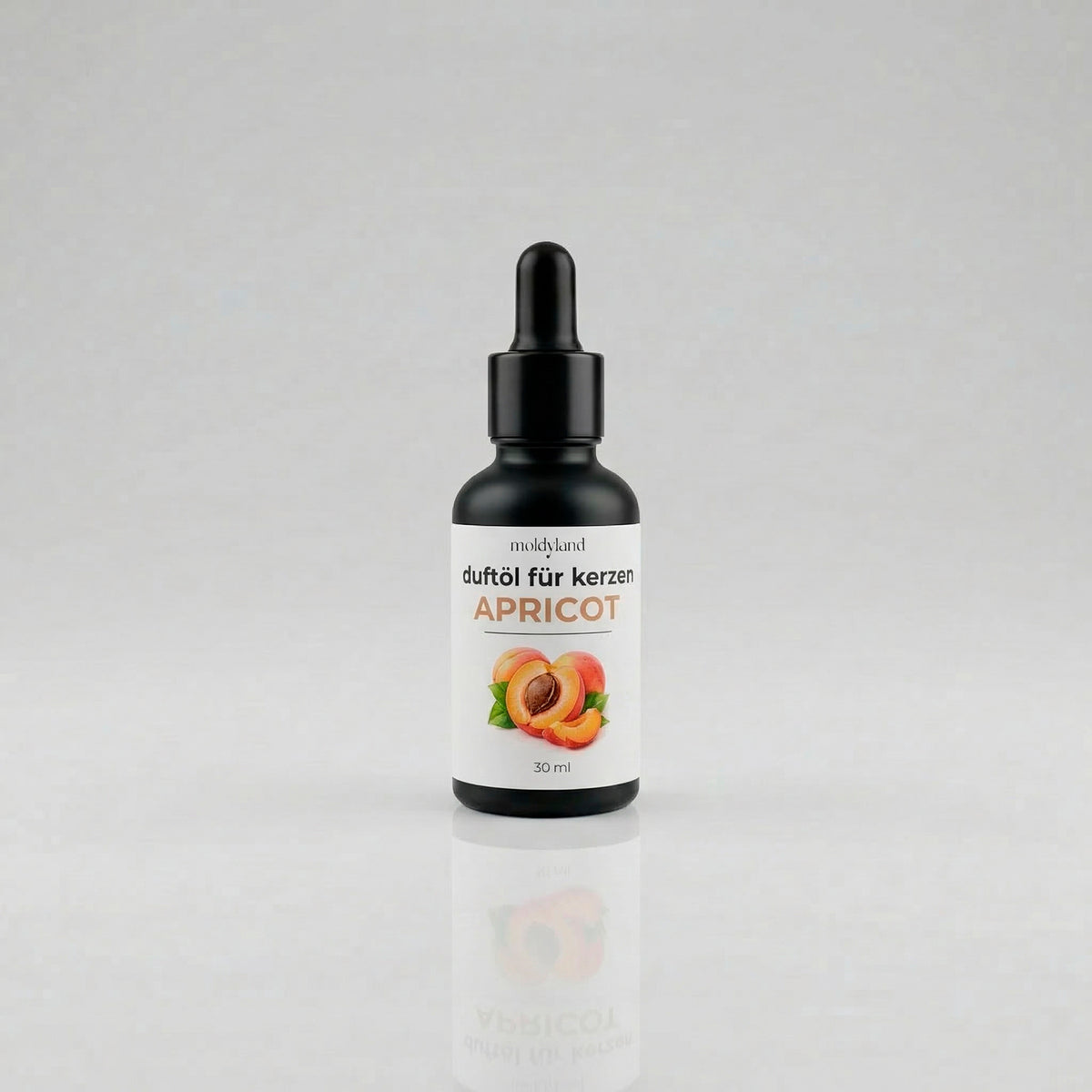 Apricot Duftöl für Kerzen – 30-ml-Flasche mit Aprikosenmotiv