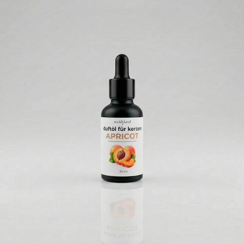 Apricot Duftöl für Kerzen – 30-ml-Flasche mit Aprikosenmotiv