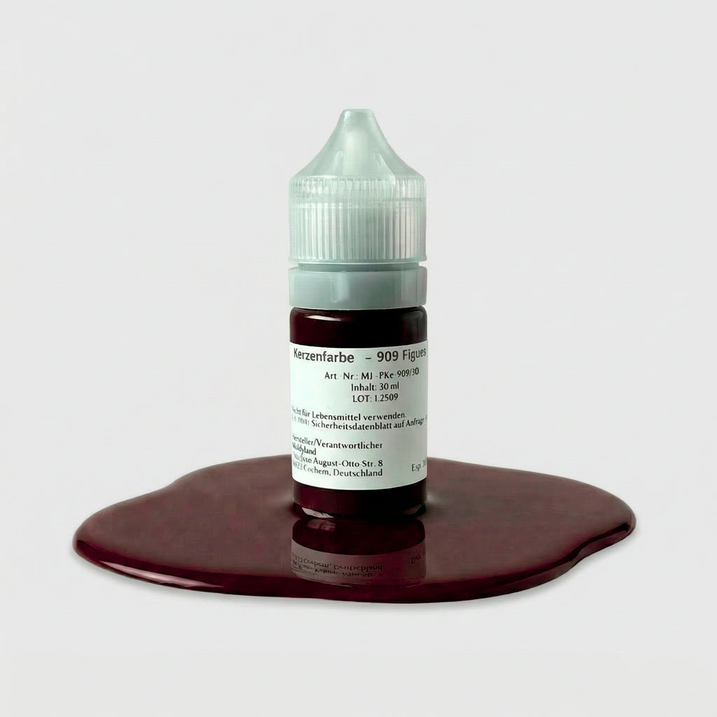 Kerzenfarbe 909 Figues – 50-ml-Flasche mit Farbprobe