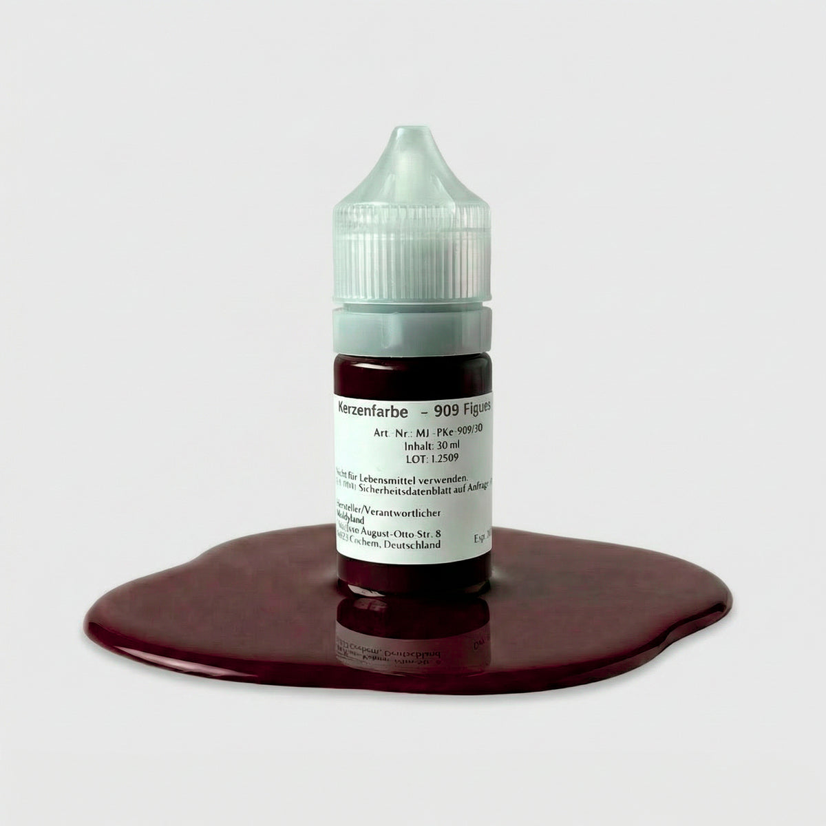 Kerzenfarbe 909 Figues – 50-ml-Flasche mit Farbprobe