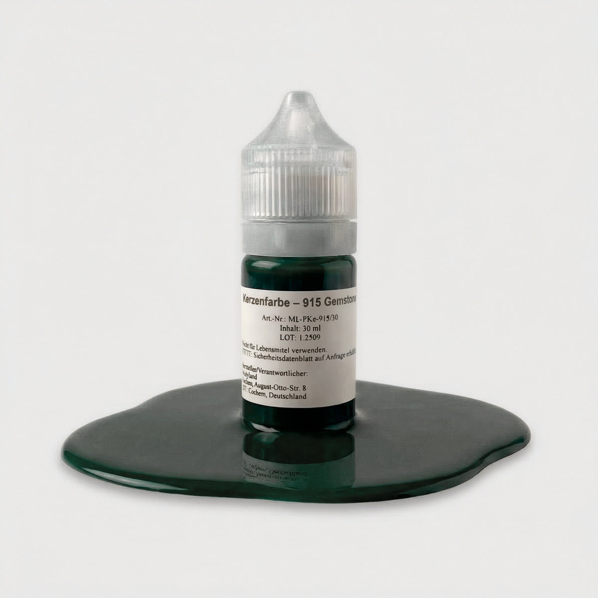 Kerzenfarbe 915 Gemstone – 50-ml-Flasche mit Farbprobe