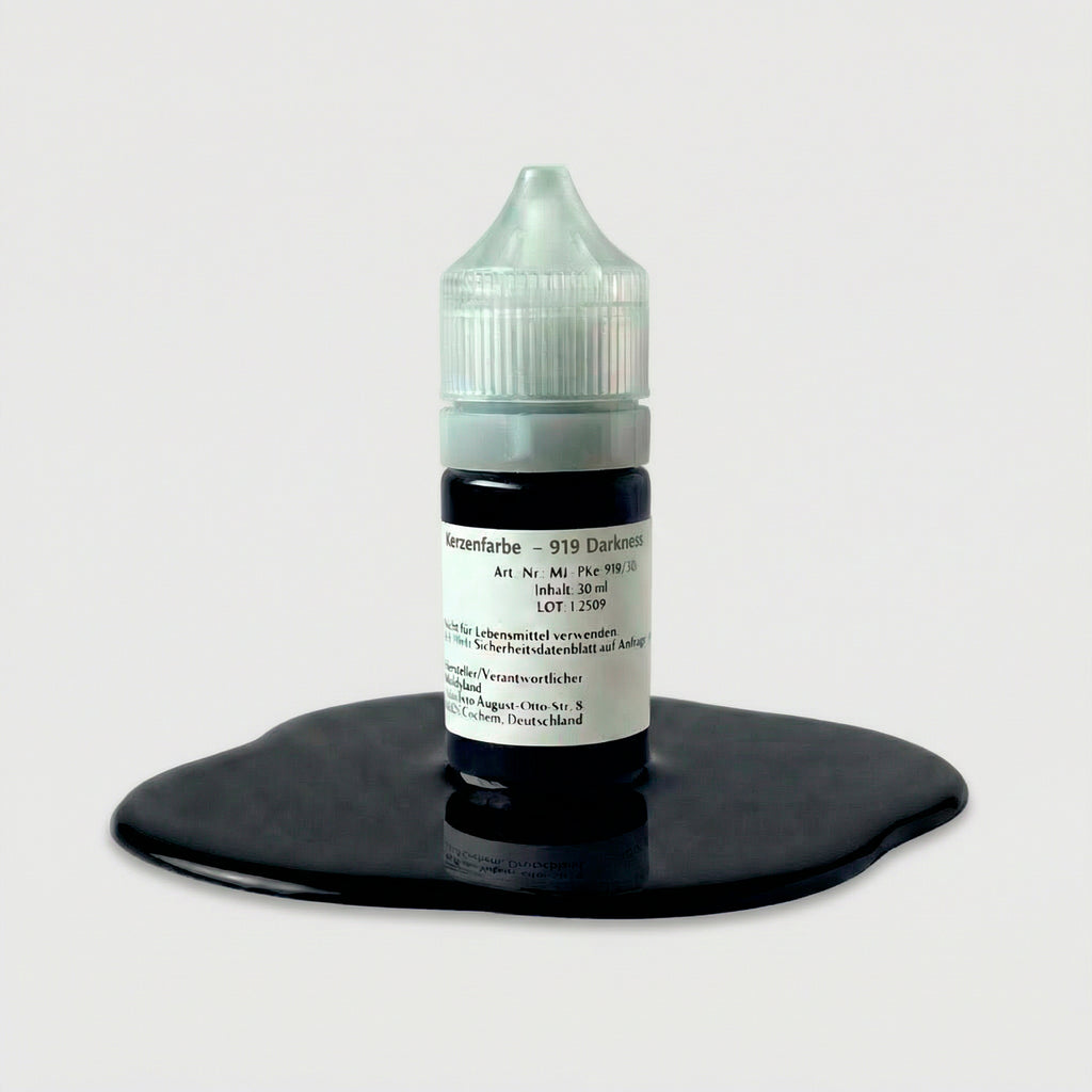 Kerzenfarbe 919 Darkness – 50-ml-Flasche mit Farbprobe