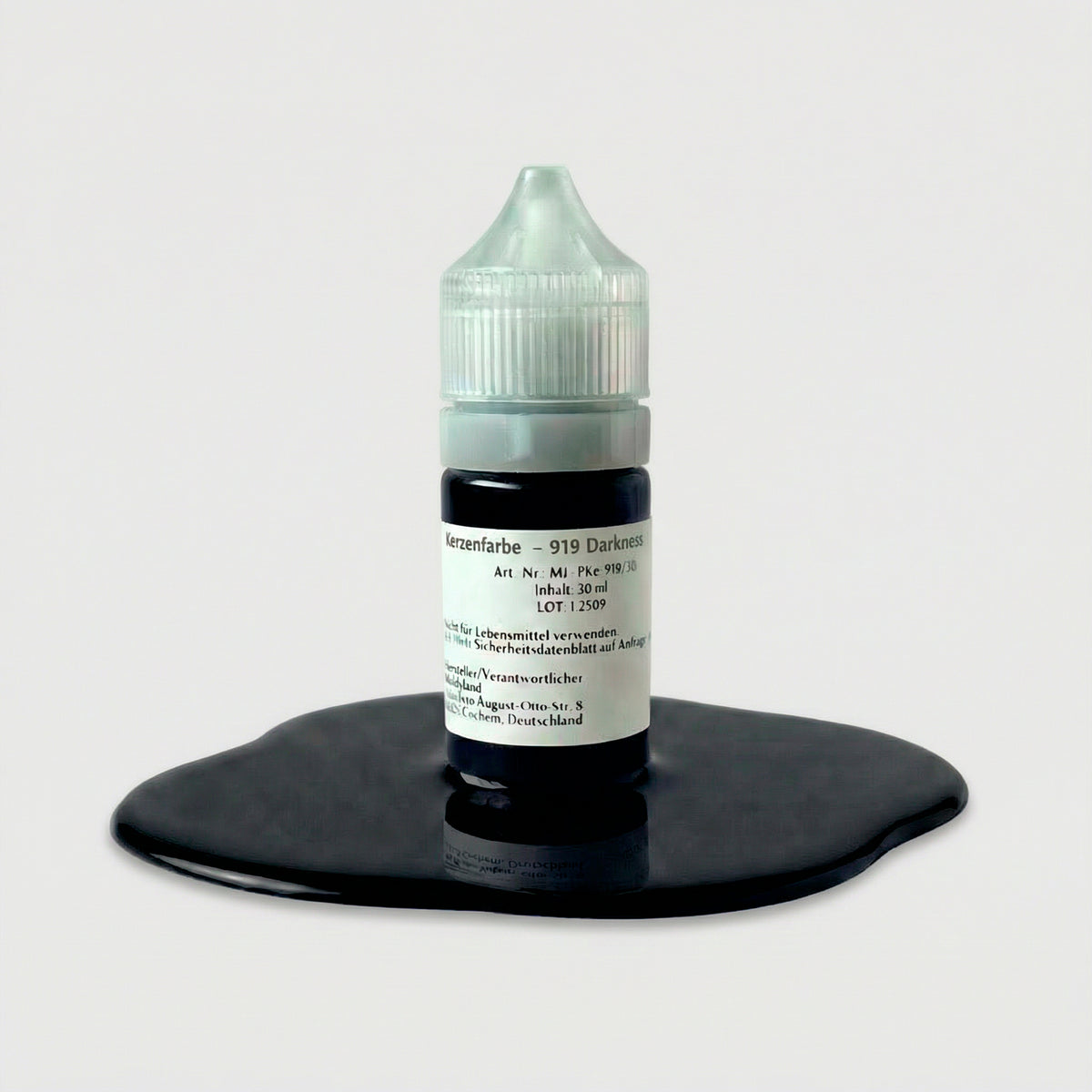 Kerzenfarbe 919 Darkness – 50-ml-Flasche mit Farbprobe