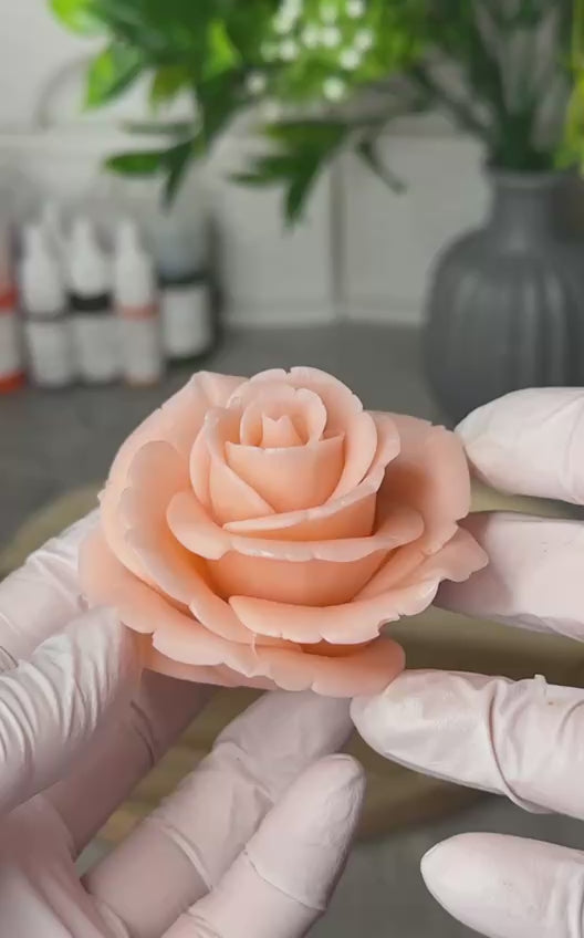 Silikonform 3D Rose 12