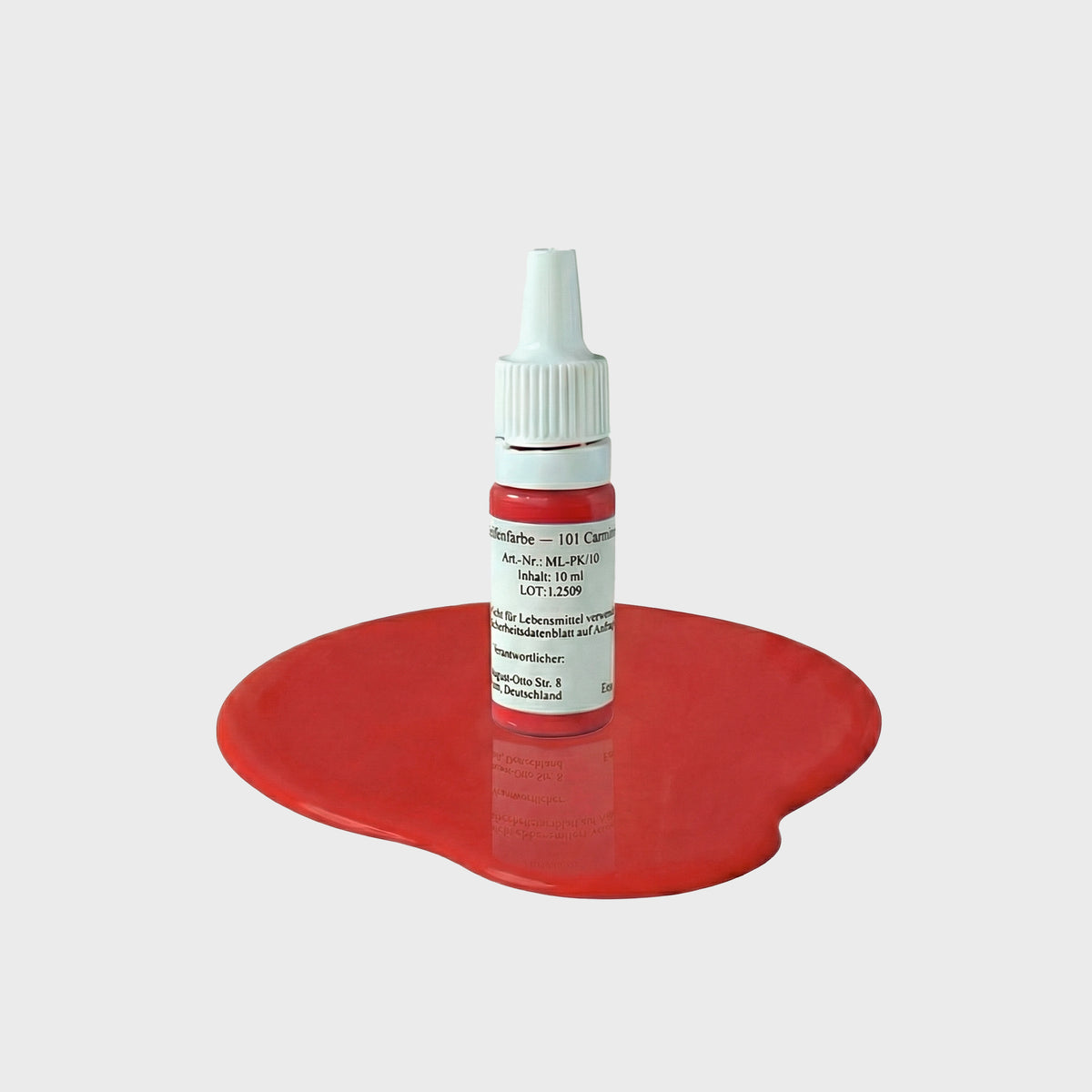 Seifenfarbe 101 Carmine – 10-ml-Flasche mit Farbprobe