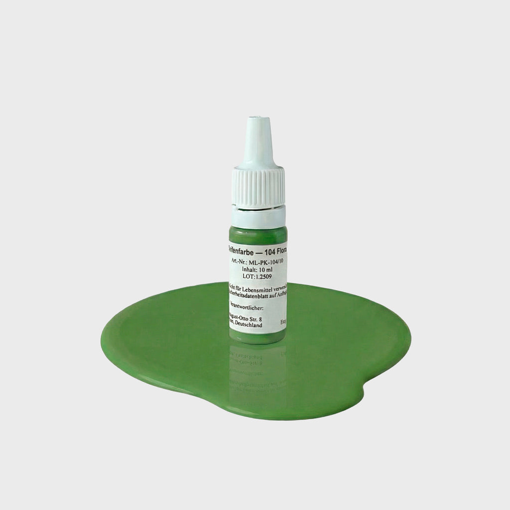 Seifenfarbe 104 Flora – 10-ml-Flasche mit Farbprobe