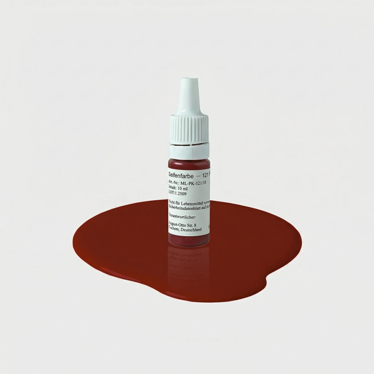 Seifenfarbe 121 Pomegranate – 10-ml-Flasche mit Farbprobe