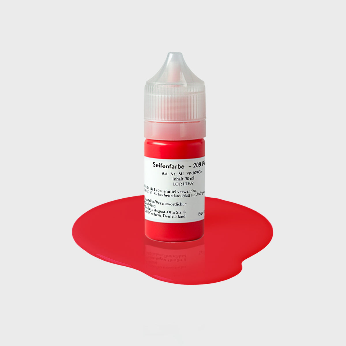 Seifenfarbe 209 Pink – 50-ml-Flasche mit Farbprobe
