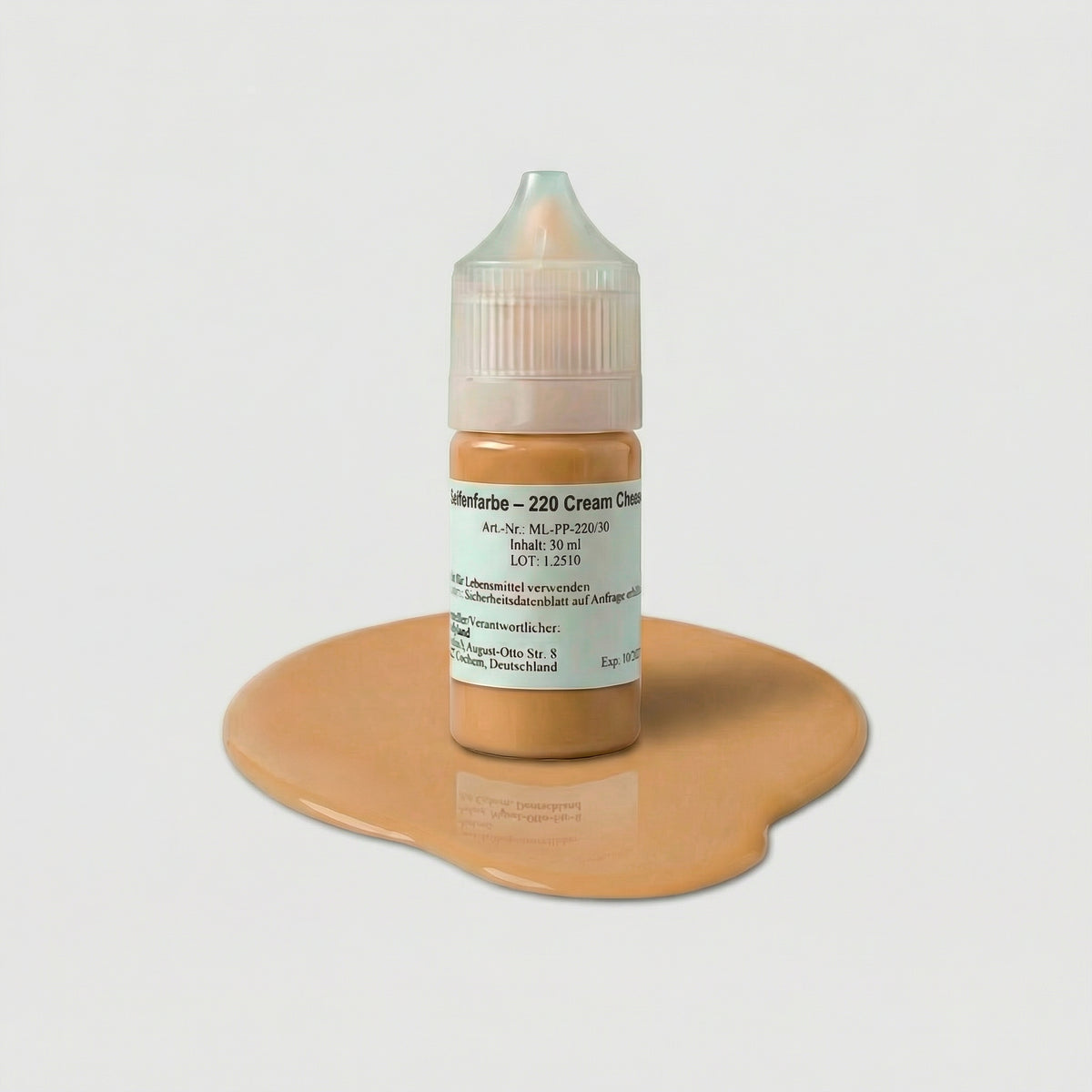 Seifenfarbe 220 Cream Cheese – 50-ml-Flasche mit Farbprobe