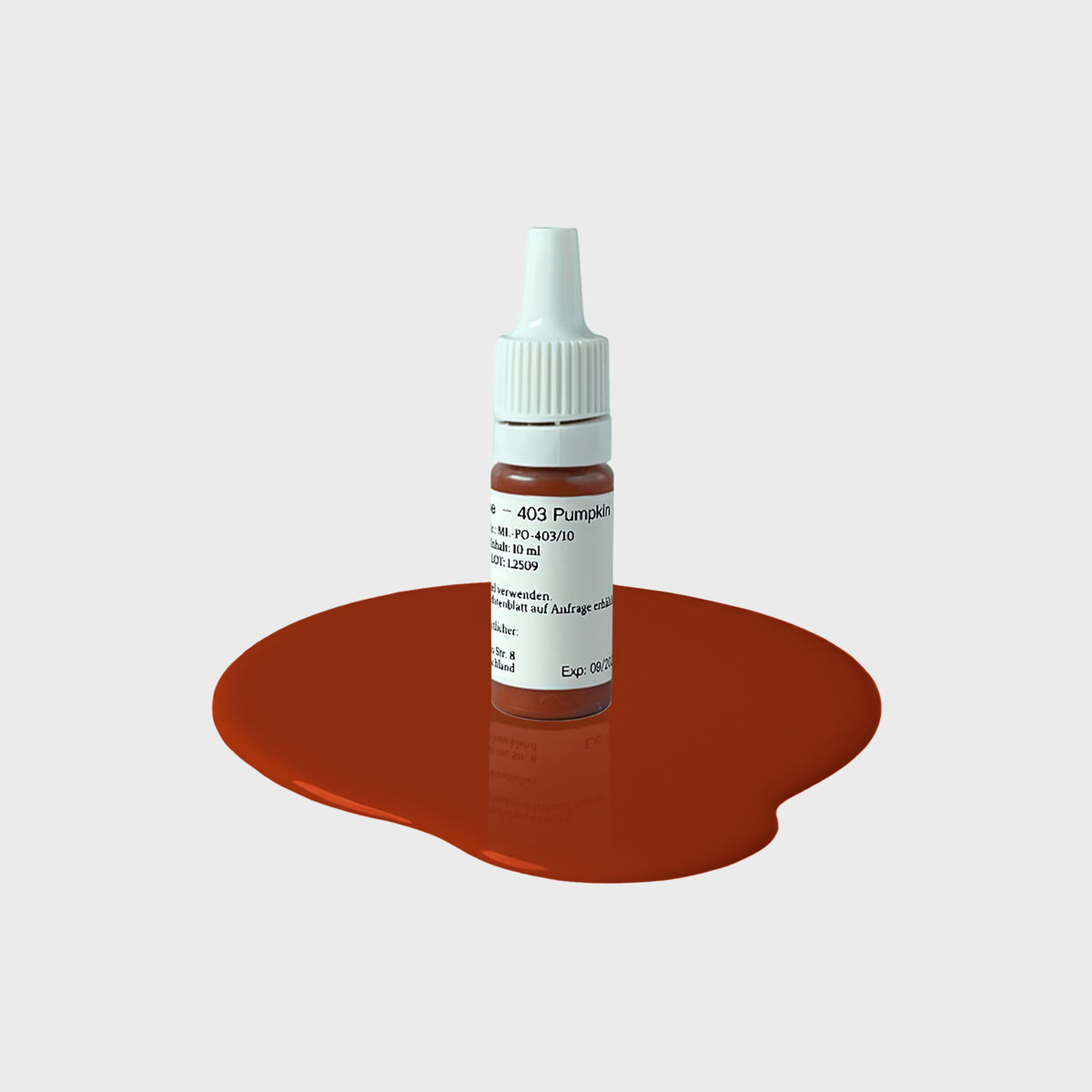 Seifenfarbe 403 Pumpkin – 10-ml-Flasche mit Farbprobe