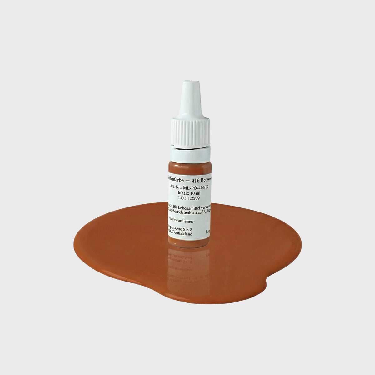 Seifenfarbe 416 Redwood – 10-ml-Flasche mit Farbprobe