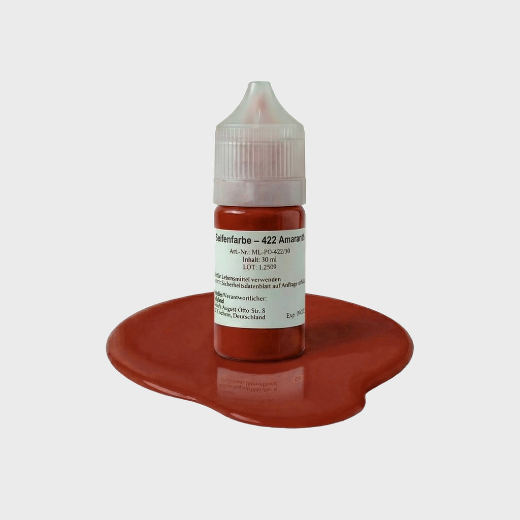 Seifenfarbe 422 Amarante – 50-ml-Flasche mit Farbprobe
