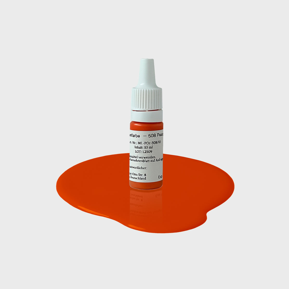 Seifenfarbe 508 Peach – 10-ml-Flasche mit Farbprobe