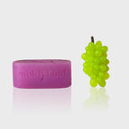 2D-Silikonform Trauben mit grünem und violettem Gießling