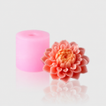 3D-Silikonform Blume 1 mit gegossener Blüte