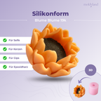 3D-Silikonform Blume 19 kleiner – Gießform für Seife, Kerzen, Gips und Harz