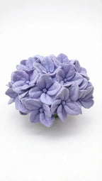Blaue Hortensienblüte als Gießergebnis der 3D-Silikonform 27