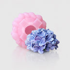 3D-Silikonform Hortensie 27 mit gegossener blauer Hortensienblüte