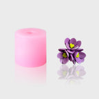 3D-Silikonform Blume 34 mit gegossener Blüte