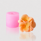3D-Silikonform Hortensienzweig 47 mit gegossener Hortensienblüte