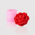 3D-Silikonform Mohnblume 6 klein mit gegossener Mohnblüte