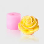 3D-Silikonform Rose 14 mit gegossener Rosenblüte