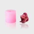 3D-Silikonform Rose 21 mit gegossener Rosenblüte