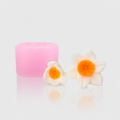 3D-Silikonformen Narzissen-Set 6 mit zwei gegossenen Blüten